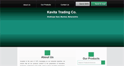 Desktop Screenshot of kavitatrading.com